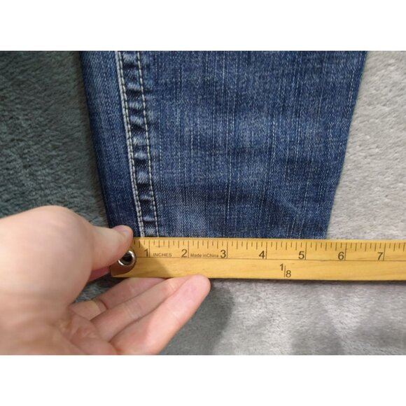 Silver 1921 Jeans Womens 25/32 Blue Denim Japanese Ringspun Skinny Leg Low Rise - Picture 6 of 10